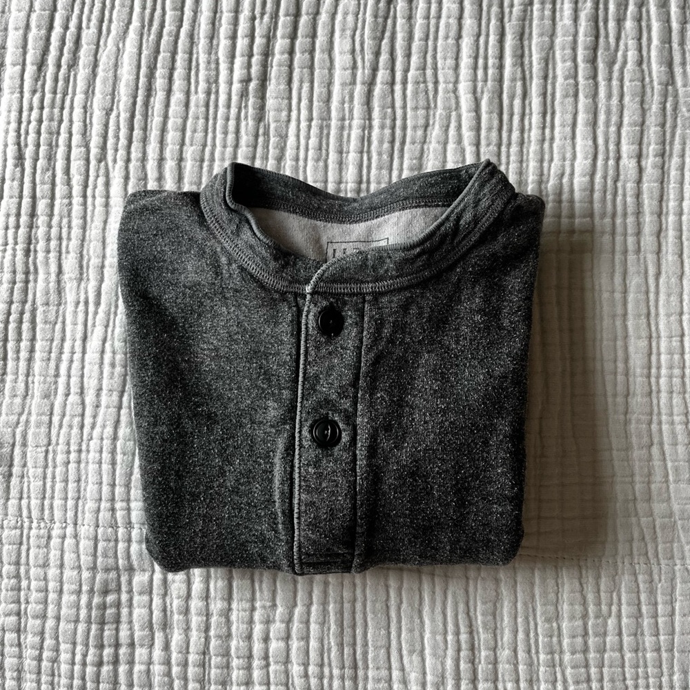 L.L. Bean Charcoal Flannel Shirt